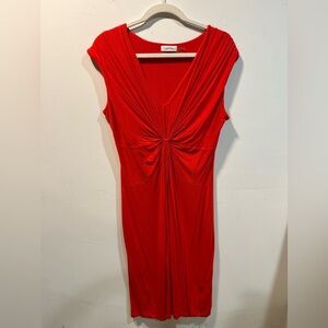 Calvin Klein Jersey Rushed Sleeveless Dress size 10